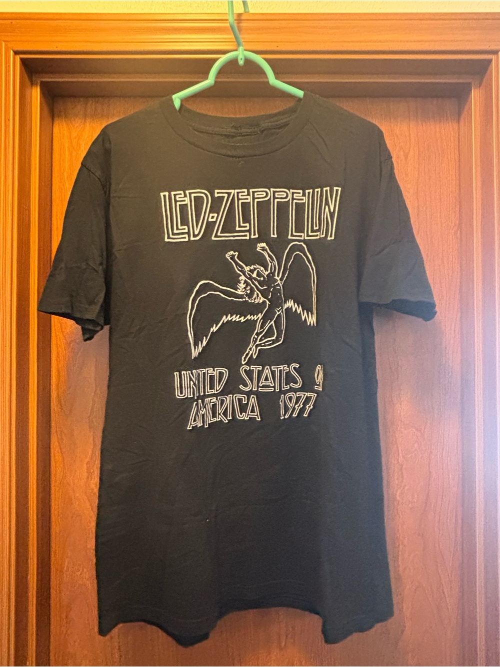 Black Graphic Tee - Band Tour Shirt